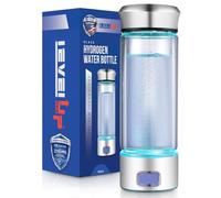 LevelUpWay - Glass Hydrogen Generator Water Bottle SPE PEM Technology Water Ionizer