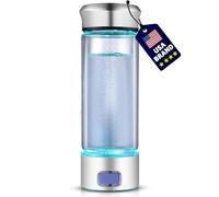LevelUpWay - Glass Hydrogen Generator Water Bottle SPE PEM Technology Water Ionizer