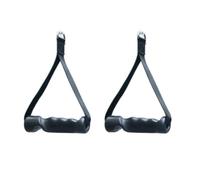 Levemolo 1 Pair Black Pull-down Exerciser Grip for Biceps Muscle Training with Tpe Material, Easy Installation Fitness Device for Exercise at Home and Sitting Posture Lifting