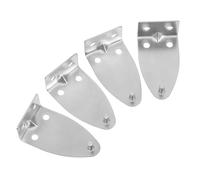Levemolo 1 Set Venetian Blind Accessories Shutters Blinds Window Clear Brackets Bottom Rail Accessory Holder Bottom Hold down Bracket Silver Acrylic