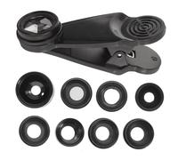 Levemolo 10 in 1 Mobile Phone Camera Lens Kit with Wide-angle, Fisheye, and Macro Lenses, Easy to Install Glass Phone Camera Lens for Photographing and Lake Water