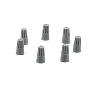 Levemolo 100 Pcs Grey Screw Joint Wire Connectors, Reusable Spiral Pressure Line Caps Made of Engineering Plastics for Home Wiring and Lighting, Closed End Crimp Connectors Not Easy
