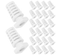 Levemolo 100pcs Charging Cord Organizer Sleeve for USB and Data Cables Plastic Cable Protector with 4.1mm Hole Diameter for Office and Drawers