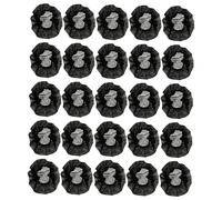 Levemolo 100pcs Mic Cover Non-woven Shield for Microphone Protection Easy to Use Black