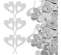 Levemolo 100pcs Silver Iron Sim Card Ejector Pin Tool for Phone Sim Card Ejection and Fits Slots Compact Portable Heart-shaped Design for On-the-go Use