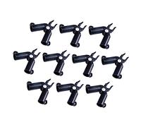 Levemolo 10pcs Adjustable Plant Connectors Plastic Tubes Connectors for Garden Stakes Versatile Plant Support Clips for Tomato Vine Cucumber Eggplant