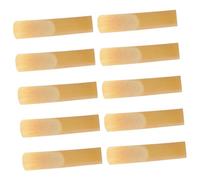 Levemolo 10pcs Alto Saxophone Reeds Eb Key Strength Lightweight Replacement Reeds for Alto Sax Instrument Accessories with Concentrated Tone and Easy Installation