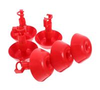 Levemolo 10pcs Automatic Chick Waterer Cups Poultry Drinking Easy to Clean Durable Water Flow for Chickens and Ducks