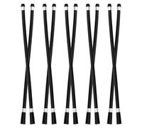 Levemolo 10pcs Extinguisher Hose Replacement Part Portable Flexible Black PVC and Iron Suitable for 4kg Extinguishers Lightweight for Emergency Situations