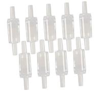 Levemolo 10pcs Fish Tank Accessories One-way Stop Valve Quick Assembly Aquarium Supplies