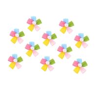 Levemolo 10pcs Flower-shaped Pet Hair Clips Small Dog Hairpins for Stylish Grooming and Decorations for Parties and Special Occasions Material for Use