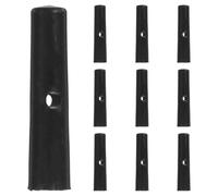 Levemolo 10Pcs Foldable Umbrella Tail Beads Replacement Bone Covers Metal Tips Ends for Umbrella Repair Accessories