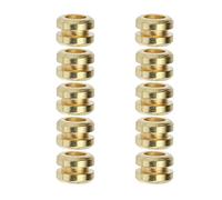 Levemolo 10pcs Golden Zinc Alloy Replacement String Beads for Guitar Accessories Practical Guitar String Beads