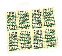 Levemolo 10pcs Guitar Fretboard Sticker Note Decals Easy to Install Labels for Acoustic and Electric Guitar for Beginners Learning Chords and Scales