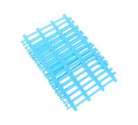Levemolo 10pcs Miniature Plastic Farm Fence Easy Assembly Realistic Design for Dollhouse Garden Animal Enclosure Educational Accessories
