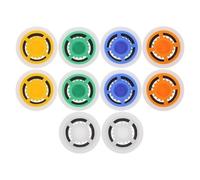 Levemolo 10pcs Shower Flow Control Limiter Adapter for Shower Heads Plastic Water Saving Valve with G1/2 Thread Consistent Flow and Deformation Resistant for Family Bathrooms and Hotels