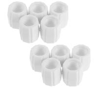 Levemolo 10pcs Travel Toothpaste Refill Adapter with Leakproof Design and Food Grade Plastic Construction, Portable Toothpaste Transfer Tool for Bathroom Use and Travel Packing for Adults