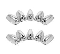 Levemolo 10pcs Tympanum Snare Drum Lug Ears Metal Parts for Replacement Hardware Musical Instrument Accessories for Drumming Setup