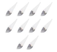 Levemolo 10pcs Xmas Bottle Adorn Covers with Faceless Doll Design, Non-woven Fabric Material, Compact Size and Comfortable Touch, for Festival Scene Decor and Party Supplies