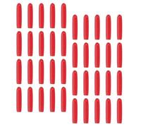 Levemolo 120pcs Silicone Tweezers Protective Covers in Red Easy to Store and Carry Design Lightweight Eyelash Tweezers Protector for Eyelash Crafting Process for Secure Storage and Finger