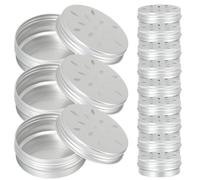 Levemolo 12pcs Dog Scent Training Case 60ml Aluminum Small Dog Odor Box for Snuffle Ability Training and Emotional Pressure Relief in Working and Puppy