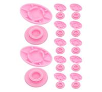 Levemolo 12pcs Magnetic Race Bib Clips for Runners Secure Grip Plastic Marathon Bib Number Fastener, Reusable Holder for Field Cycling Competition and Trail Races