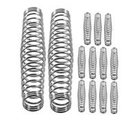 Levemolo 12pcs Precision Stainless Steel Pruner Repair Springs for Heavy Duty Bypass Scissors Durable Garden Shear Replacement Parts Quiet Operation Hand Fatigue Reduction