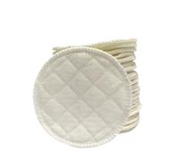 Levemolo 12pcs Reusable Washable Breastfeeding Pads Leakproof Ecological Cotton Nursing Pads Soft Absorbent Contoured Inserts for Lactating Mothers