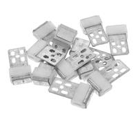Levemolo 12pcs Sofa Spring Clips Replacement Kit for Silent Upholstery Repair Wide Compatibility with Iron and Abs Material Secure Installation for Sofa Springs