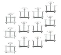 Levemolo 12Pcs Swivel Screw Hose Clamps Adjustable Flow Control Tubing Clamps for Scientific Experiments