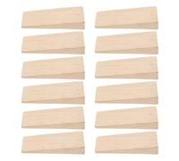Levemolo 12pcs Wood Axe Handle Wedges Hammer Splitting Tool Wedge for Outdoor and Farming Use, Convenient High-Density Wood Material Enhancing Efficiency and Stability