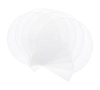 Levemolo 15pcs White Clam Shell CD Dvd Case Holder, Thickened Single Disc Plastic Media Storage Box for Car and Home Use