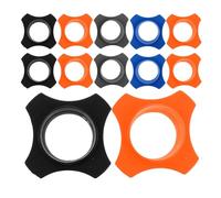 Levemolo 16pcs Microphone Ring Rubber Roll Sleeve for Handheld Wireless Mics Shockproof Skid Protection for Microphone Rolling