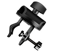 Levemolo 19mm Metal U-shaped Mic Clip Clamp for Microphone Stand Boom Arm Desk Mount Holder for Live Streaming and Recording Accessories