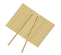 Levemolo 19pcs Brass Guitar Fret Wires Set for Acoustic and Electric Guitars Replacement Fingerboard Fret Wire Copper Accessories