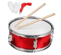 Levemolo 1pair Boys and Girls Drum Set Snare Drum Drumsticks Belt Gloves Musical Instruments for Toddlers Marching Kit