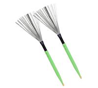 Levemolo 1pair Drum Brushes Carbon Steel Wire Drumsticks for Jazz Drums Non- Handle Maple Wood for Percussion Instruments Easy to Carry Store