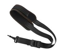 Levemolo 1pc Adjustable Saxophone Strap Comfortable Leather Padded Neck Strap for Alto Tenor Soprano Saxophones Reduces Neck Pressure Easy to Use