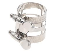 Levemolo 1pc Alto Saxophone Flute Cards Nickel-plated Embossed Design for Beginners Construction for Enhanced Sound for Artists Seeking Performance Stability