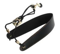 Levemolo 1pc Comfortable Saxophone Neck Strap Hanging Strap for Alto Tenor Premium Quality Design for Reduced Neck Pressure Black Color for Beginners and Professionals