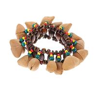 Levemolo 1pc Handbell African Tribal Style Bangle Percussion Instrument Unique Handbell for Dance