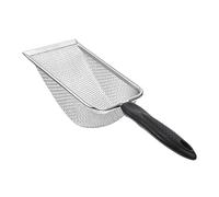 Levemolo 1pc Stainless Steel Reptile Sand Scoop Fine Mesh Poop Cleaner for Tortoise Lizard Snake for Easy Excrement Removal from Sand Substrate