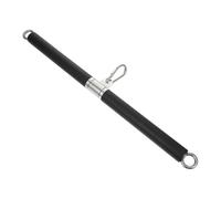 Levemolo 1pc Straight Pulling Rod with Bearing Ring for Gym Pulley Systems Cable Machine Attachment for Triceps Press-downs Face Pulls Overhead Curls Multi-workout Fitness Equipment