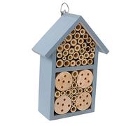 Levemolo 1Pc Wooden Painted Bee Nest Ornament Hanging Insect Cabin for Gardens Cozy Home for Ladybugs Bees Outdoor Decorative House Adds Charm to Your Garden