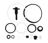 Levemolo 1set Hydraulic Jack Repair Kit Complete with Pump Core Dust Return Valve Steel Ball Card Plastic Steel Parts for Vertical Vehicle Jack Maintenance