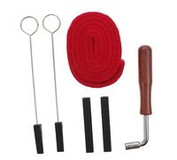 Levemolo 1set Piano Tuning Tool Kit Mutes Tuning Fork and Wrench Practical Piano Silencers for Accurate Performance and Easy Temperament