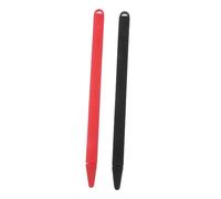 Levemolo 1set Stylus Pen Case Silicone Protective Covers for Pencil Non-slip Anti-fall Comfortable Grip Durable Silicone Material Black Red