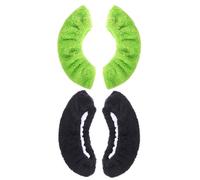 Levemolo 2 Pairs Flexible Ice Skate Blade Covers Absorbent Polyester Lining, Elastic Plush Guards for Figure Skates, Protect and Preserve Blades during Storage and Transport Random Color