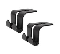 Levemolo 2 Pcs Car Seat Back Hooks High Hardness Abs Material Auto Seat Hanging Hooks Not Easy to Fade Universal Car Bag Holder for Vehicle Headrest