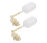 Levemolo 2 Pcs Plastic Float Valve for Water Tank Livestock Waterer Bowl Accessories Automatic Water Level Control Float Ball Valve for Farm Animals Including Cattle Goat Sheep Pig Dog